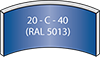 20 - C - 40 (RAL5013)